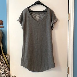Half Moon Gray Knit Dress